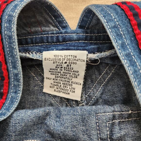 Vintage Sporty + SL Cardinals Shortalls & Shirt Bundle 3t/4t - Picture 5 of 7